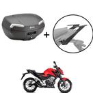 Baú Bauleto Givi Nt 46 Litros + Sup. Superior 300f Twister