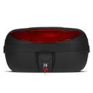 Baú Bauleto Moto Smartbox 2 45 Litros Preto - Cores das Lente: Vermelho, Fumê e Cristal - Pro Tork