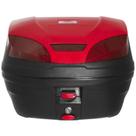 Baú Bauleto para Moto 30 Litros Smartbox 3 Universal Com Refletor Traseiro Vermelho BP-10VM - Pro Tork