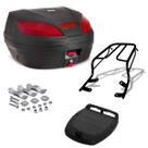 Baú Bauleto Preto Para Moto 52 Litros Com Bagageiro Ybr 125 Factor 2009 Até 2013 Pro Tork Baú Bauleto Preto Para Moto 52 Litros Com Bagageiro Ybr 125 Factor 2009 Até 2013 Pro Tork