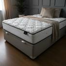 Baú Bipartido Casal + Colchão Doss Molas Ensacadas 30cm Alt. Colchão Branco-cama Escolher Cor No Chat Baú Bipartido Casal + Colchão Doss Molas Ensacadas 30cm Alt. Colchão Branco-cama Escolher Cor No Chat
