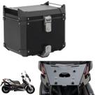 Baú de Alumínio Preto Urban 35 L + Bagageiro Xmax 250 2025