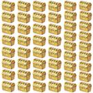 Baú de tesouro pirata Zhanmai Mini Gold Plastic 50 unidades