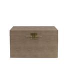 Baú Decorativo em MDF com Revestimento em PU 44,5cm 22594P Mart