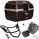 Baú Givi 27 Litros Traffic + Bagageiro Xtz250 Lander 250 Abs 2019+ Sr2141