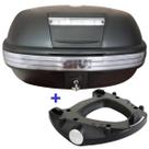 Baú Givi 46 Litros Monokey E460 Fumê + Base M5 Monokey