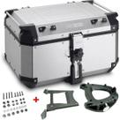 Baú Givi Outback 58L + Rack Monokey BMW R 1200GS 13/18 / R 1250GS 2019+ SR5108