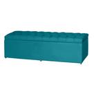 Baú Imperatriz Captone Calçadeira Estofada Para Quarto Cama 138 cm