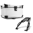 Baú Moto Alumínio Top Case 48 Litros + Bagageiro BMW GS 1200 Adventure 2015 À 2019 Baú Moto Alumínio Top Case 48 Litros + Bagageiro BMW GS 1200 Adventure 2015 À 2019
