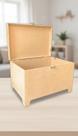 Baú Organizador em MDF Grande com Fecho 45x31x30cm