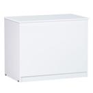 Baú Organizador Multiuso Amanda Big Retangular 95x56cm Branco - Abmaza