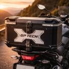 Bau para moto gp tech traseiro aluminio preto y65 litros grande espaçoso viagem longa uso diario Bau para moto gp tech traseiro aluminio preto y65 litros grande espaçoso viagem longa uso diario