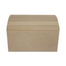 Baú Ripado Tamanho M 23cm Mdf Madeira