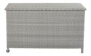Baú Tecido Rattan Para Armazenamento - 120x60x68cm