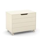 Baú Toy Matic Móveis Off White 51470 Quarto Infantil Bebe