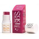 BBS 3x1 BIOBIO Blush Batom E Sombra Stick - Ácido Hialurônico & FPS63 cor Amora