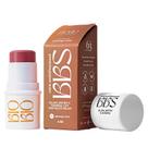 BBS 4 em 1 Blush, Batom e Sombra com Proteção Solar Natural - Fps 63 - Cor Pêssego Rosé - BioBio