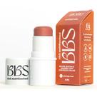 BBS Stick BIOBIO Blush Batom E Sombra - Ácido Hialurônico & FPS63 cor Pêssego Rosê