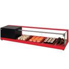 BC-VFRS1500 - Vitrine Refrigerada Sushi Beta 1,50m Vermelha - 127V - Omega