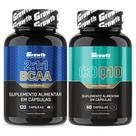Bcaa 120 Caps + Coenzima Q10 60 Caps Growth Supplements Bcaa 120 Caps + Coenzima Q10 60 Caps Growth Supplements