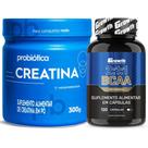 Bcaa 120 Caps Growth + Creatina Pura 300g Probiotica Bcaa 120 Caps Growth + Creatina Pura 300g Probiotica