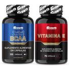 Bcaa 120 Caps + Vitamina E 75 Caps Growth Supplements