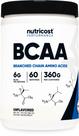 BCAA em pó Nutricost 2:1:1 sem sabor 60 porções