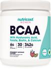 BCAA Nutricost para mulheres: limonada de morango, 30 porções
