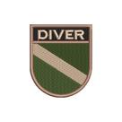 BD0175E-003 Bandeira Mergulhador Patch Bordado 6,8x8,0cm BD0175E-003 Bandeira Mergulhador Patch Bordado 6,8x8,0cm