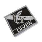 BD0176N-002 Bandeira Mergulhador Patch Bordado 7,5x6,3cm BD0176N-002 Bandeira Mergulhador Patch Bordado 7,5x6,3cm