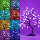 BDUSXYZ Árvore de cerejeira iluminada 48 LED 16 cores 110V