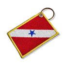 BE0001-001 Bandeira Pará Patch Bordado 7,5x5cm BE0001-001 Bandeira Pará Patch Bordado 7,5x5cm