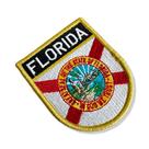 BE0007E-001 Bandeira Florida Patch Bordado 6,8x8,0cm BE0007E-001 Bandeira Florida Patch Bordado 6,8x8,0cm