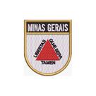 BE0048E-001 Bandeira Minas Gerais Brasil Patch Bordado 6,8x8,0cm
