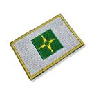 BE0154-001 Bandeira Distrito Patch Bordado 7,5x5 BE0154-001 Bandeira Distrito Patch Bordado 7,5x5