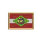 BE0168-001 Bandeira Santa Catarina Bordada 7,5x5cm BE0168-001 Bandeira Santa Catarina Bordada 7,5x5cm