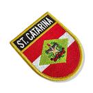 BE0168E-001 Bandeira Santa Catarina Patch Bordado 6,8x8,0cm