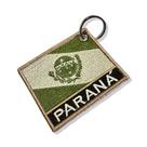 BE0174N-003 Bandeira Paraná Patch Bordado 7,5x6,3cm