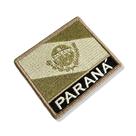 BE0174N-003 Bandeira Paraná Patch Bordado 7,5x6,3cm