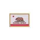BE0194-001 Bandeira Califórnia Patch Bordado 7,5x5,0cm