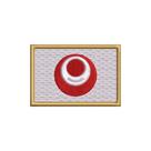 BE0414-001 Bandeira Okinawa Patch Bordado 7,5x5,0cm