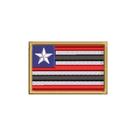 BE0416-001 Bandeira Maranhão Patch Bordado 7,5x5 BE0416-001 Bandeira Maranhão Patch Bordado 7,5x5