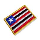 BE0416-001 Bandeira Maranhão Patch Bordado 7,5x5 BE0416-001 Bandeira Maranhão Patch Bordado 7,5x5