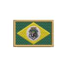 BE0427-011 Bandeira Ceará Patch Bordado 5,7x3,8cm