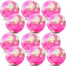 Beach Ball Chivao inflável Glitter rosa de 16 polegadas (12 peças)