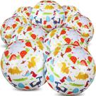 Beach Ball, dinossauro com tema Leyndo, PVC de 20 cm para crianças, pacote com 12
