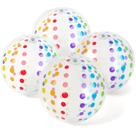 Beach Balls LoveTown, pacote com 4 bolinhas de 40 cm de largura, infláveis