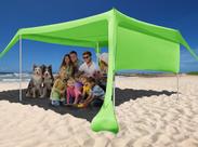 Beach Canopy Easierhike 305x305 cm UPF50+ à prova de vento