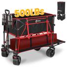 Beach Wagon Sekey 400L de dois andares 50 L com capacidade de 500 libras