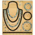 Bead Boards Petoysoso para fabricação de joias, miçangas de bambu